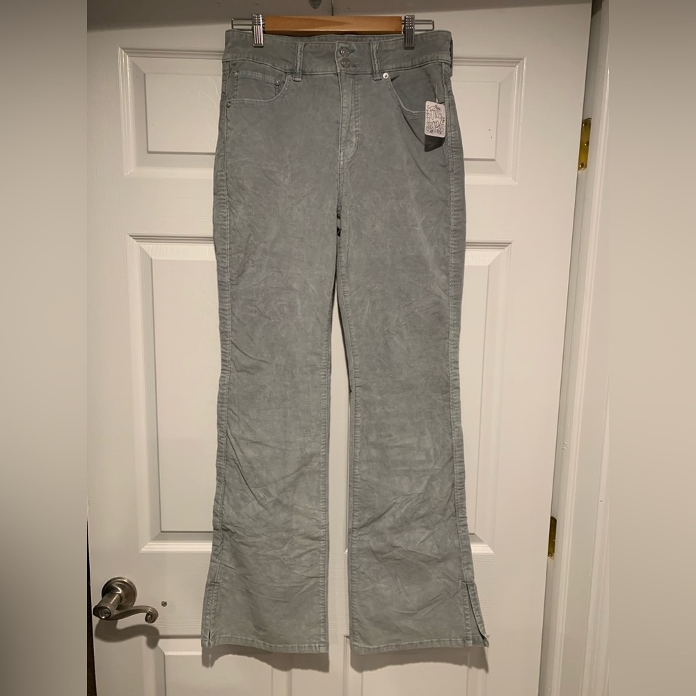 NWT Free People Curvy Velvet Boot Cut Pants